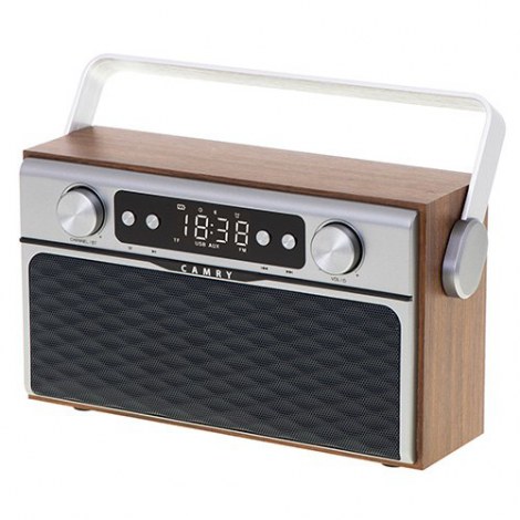 Camry | CR 1183 | Bluetooth Radio | 16 W | AUX in | Wooden - 2